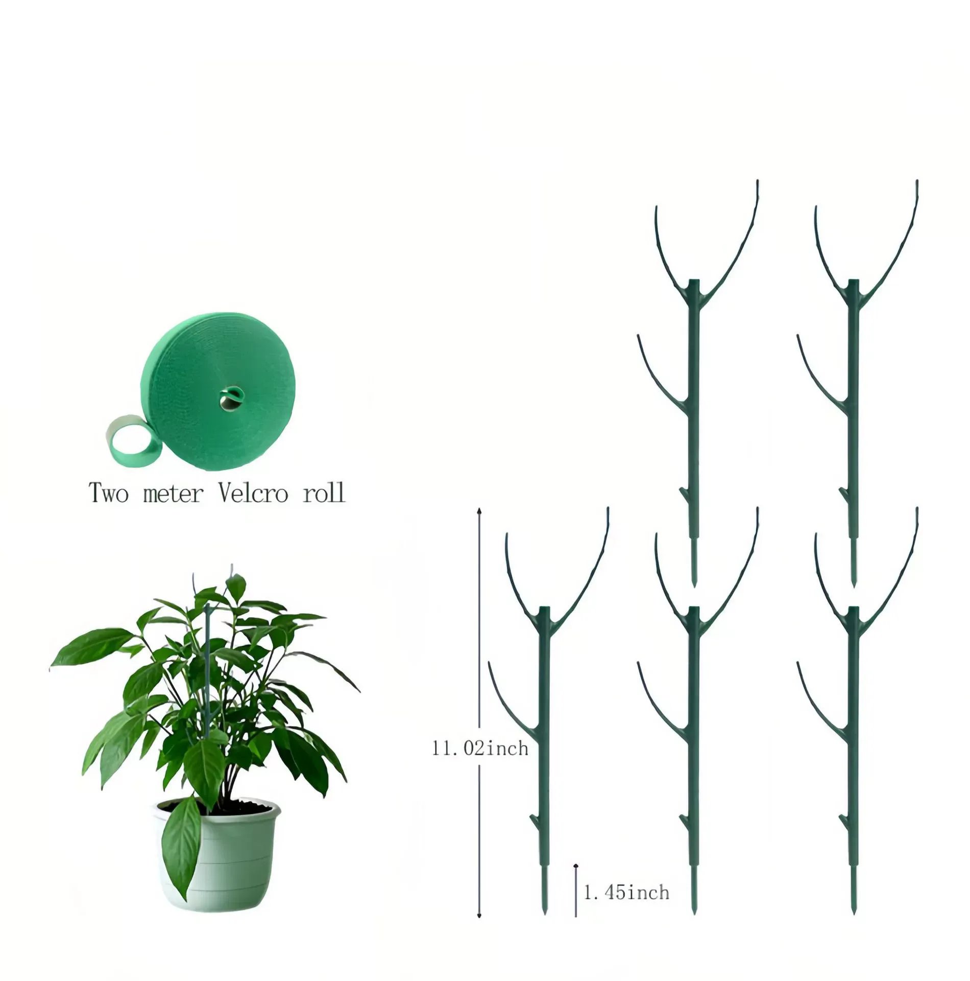 💕💖🌿 10 db-os növénytámasztó karó