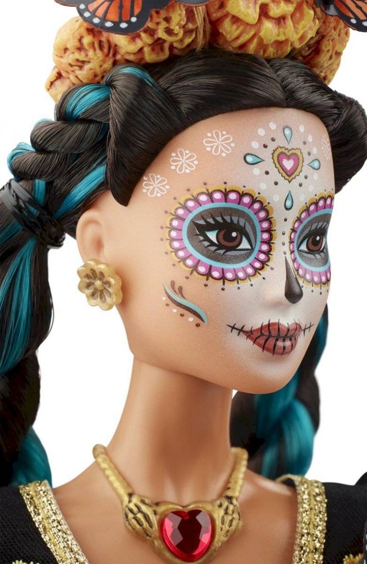 2024 NEW BARBIE DIA DE MUERTOS COLLECTIBLE PINK/BLACK DOLL