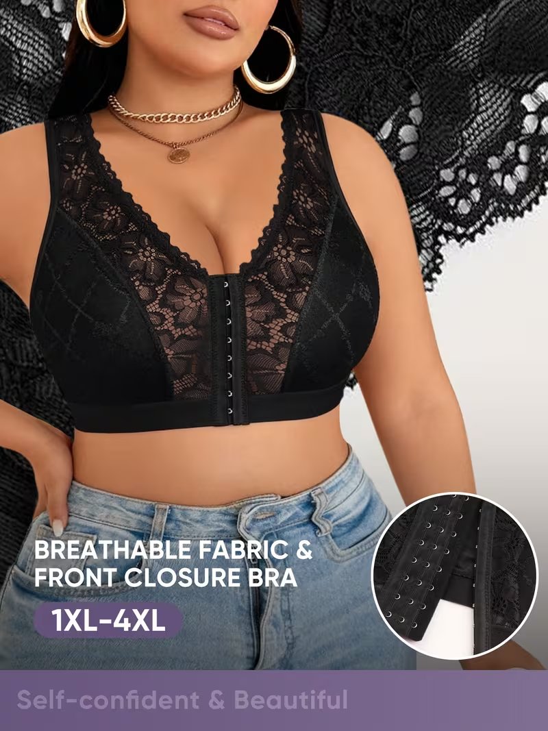 👙TRIUMPH – [4 db]🔥40% női teljes fedésű melltartó plus size nőknek - Plus size melltartók kifejező arányokkal