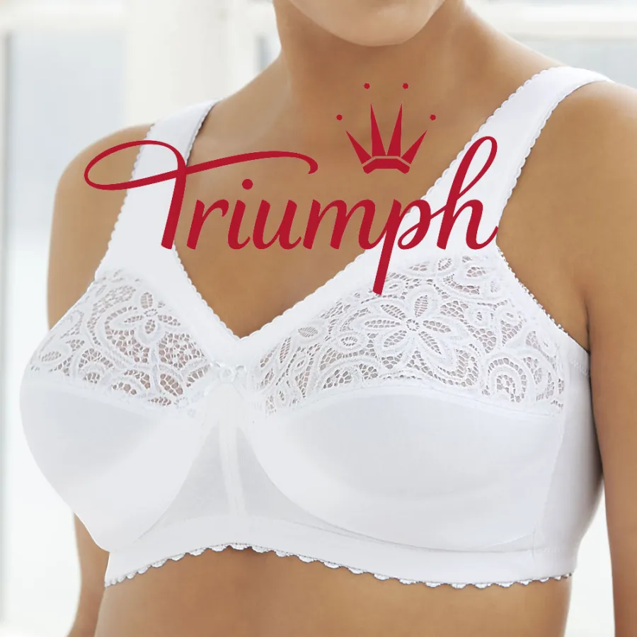 Triumph - 🔥 Veľká veľkosť s nastaviteľnou kosticou v štýle čipkovaná sexi podprsenka [75A-110E] 3 kusy.