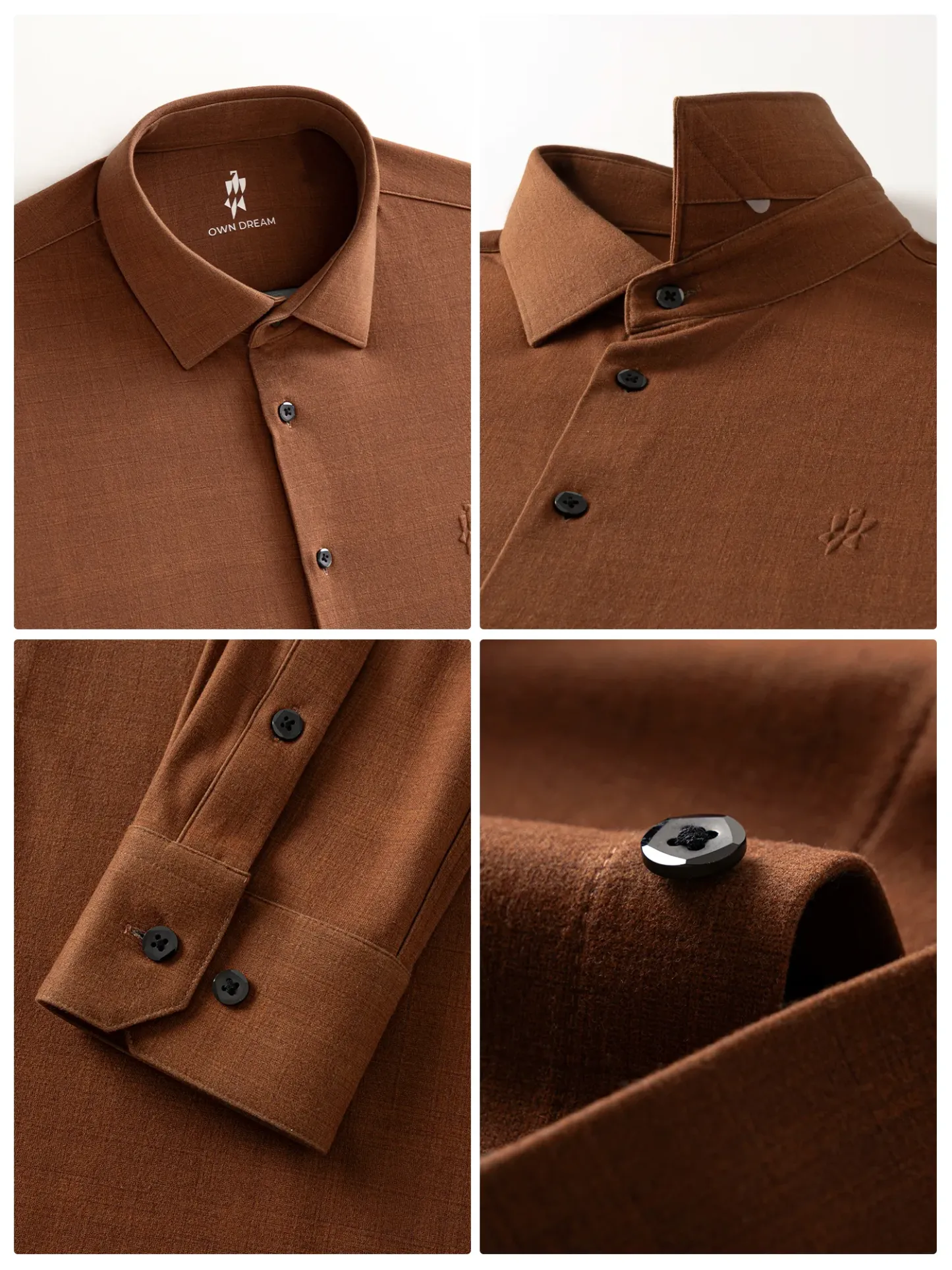 WarmTech Ultra Ember Orange Cashmere Stretch Shirt