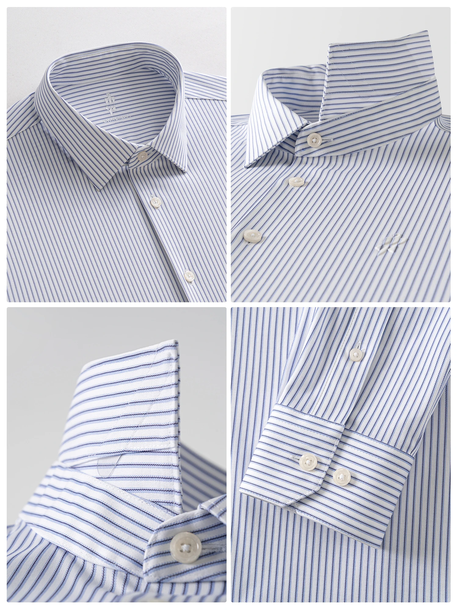 AirFlex Pro™ Stream Blue Stripe Stretch Shirt