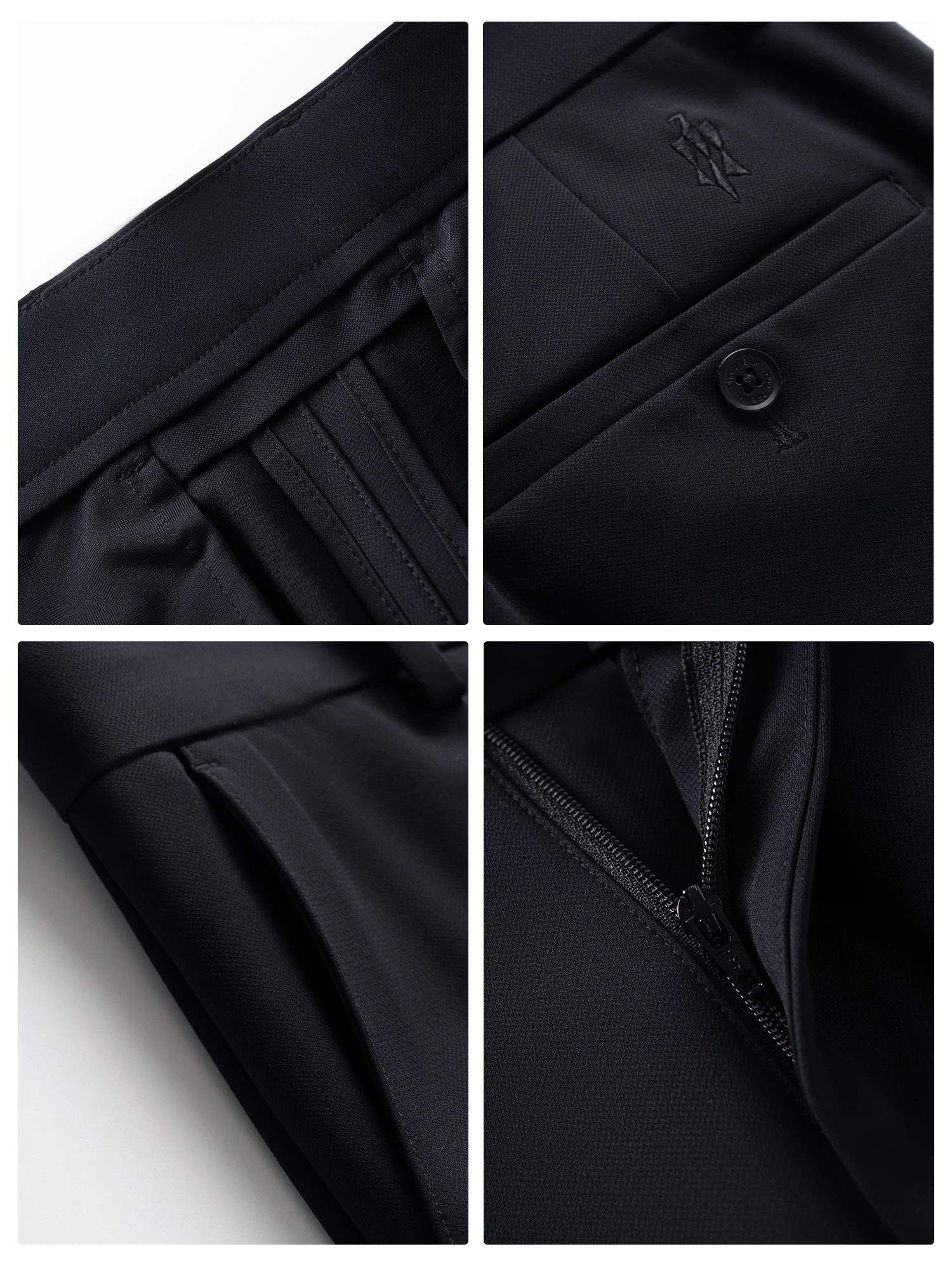 Midnight Navy Stretch Casual Pants