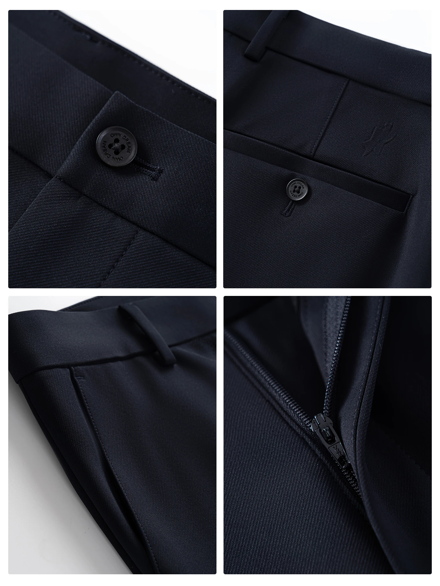Summit Navy Stretch Casual Pants