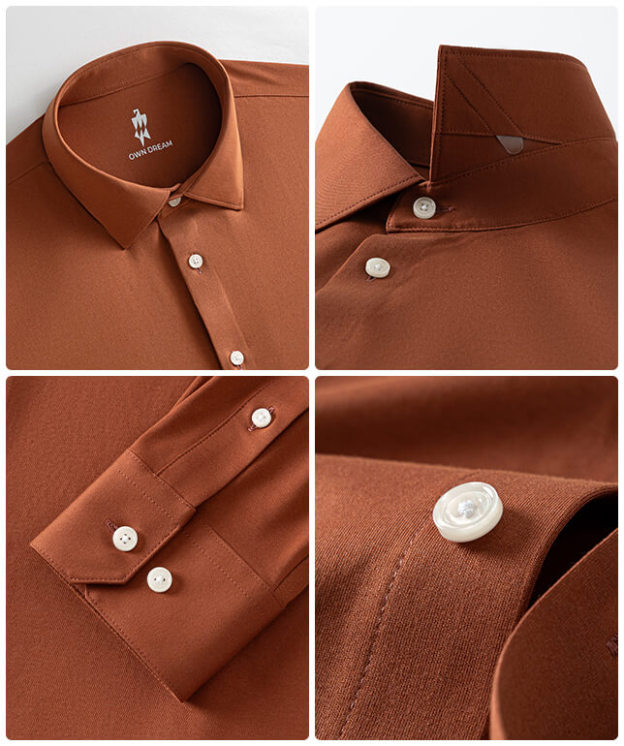 Sunset Orange Stretch Shirt