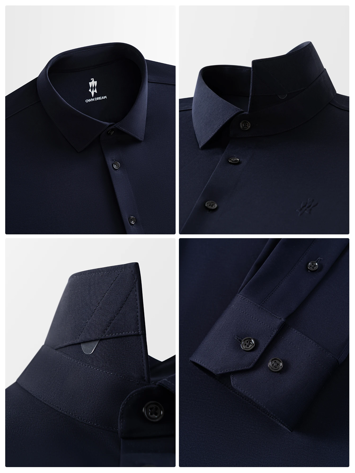 AirFlex Pro™ Deep Navy Stretch Shirt
