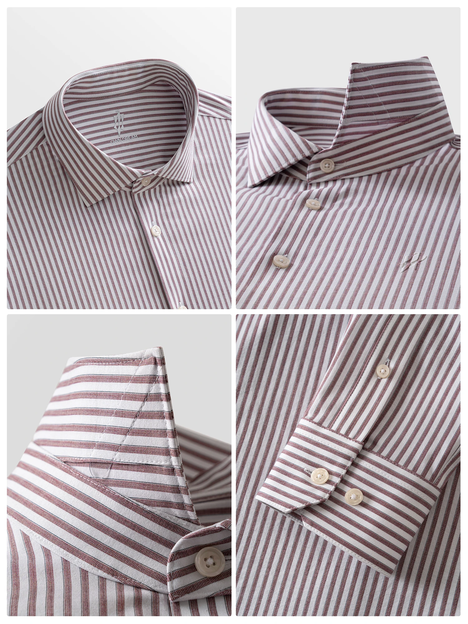 Pamir Blue Stripe Stretch Shirt