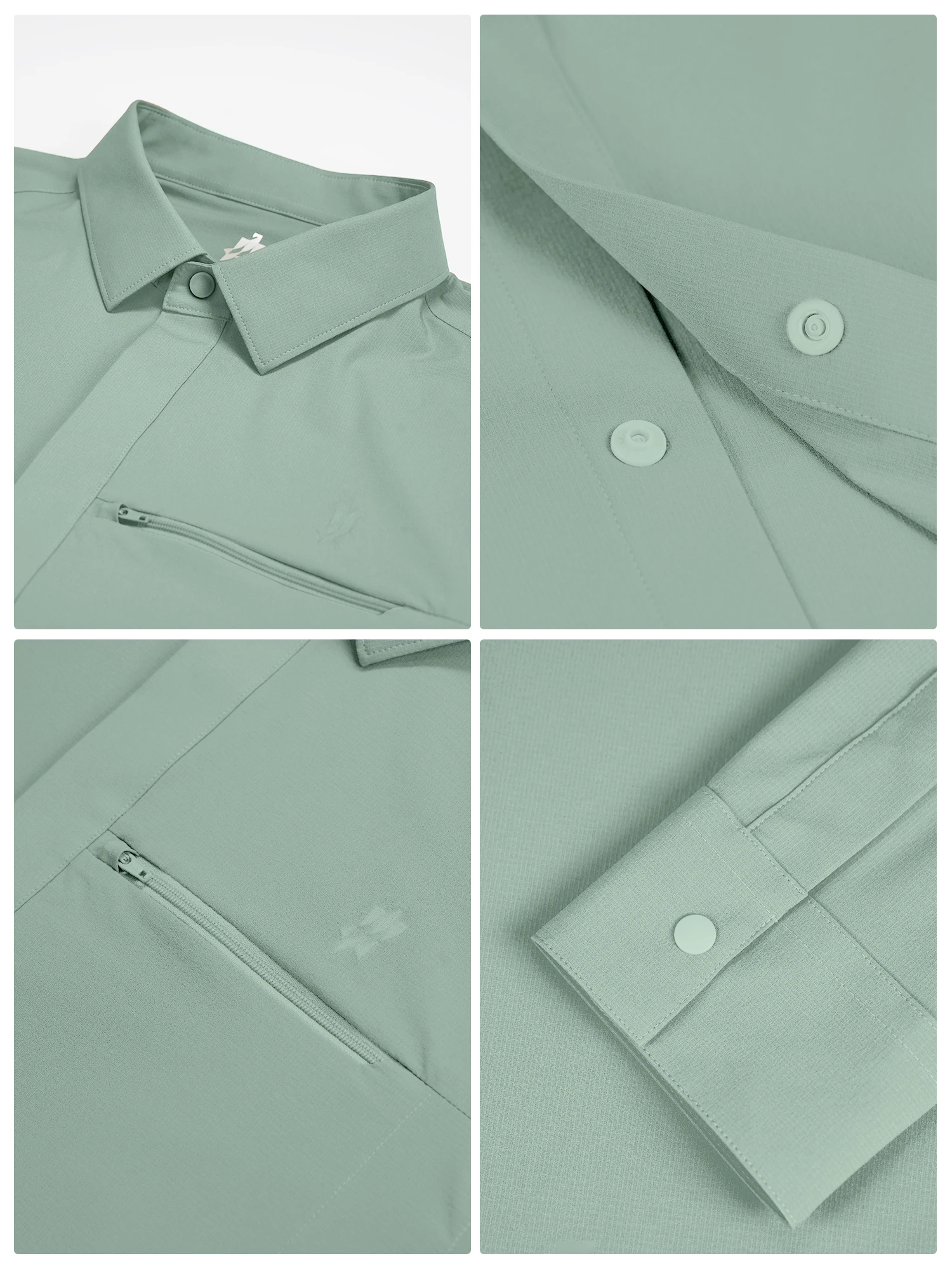 Mountain Green Travel Stretch Shirt