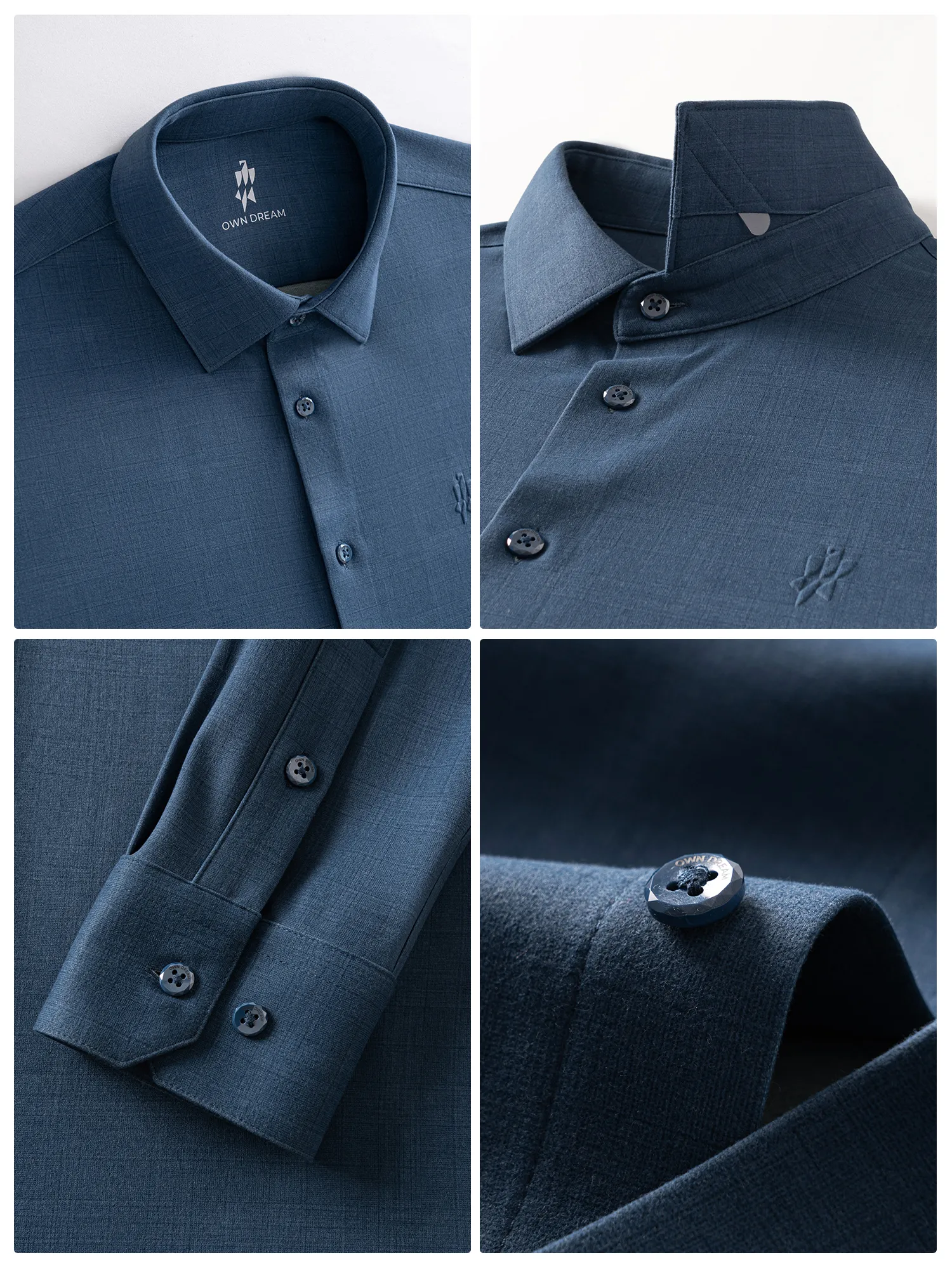 WarmTech Ultra Sky Azure Cashmere Stretch Shirt