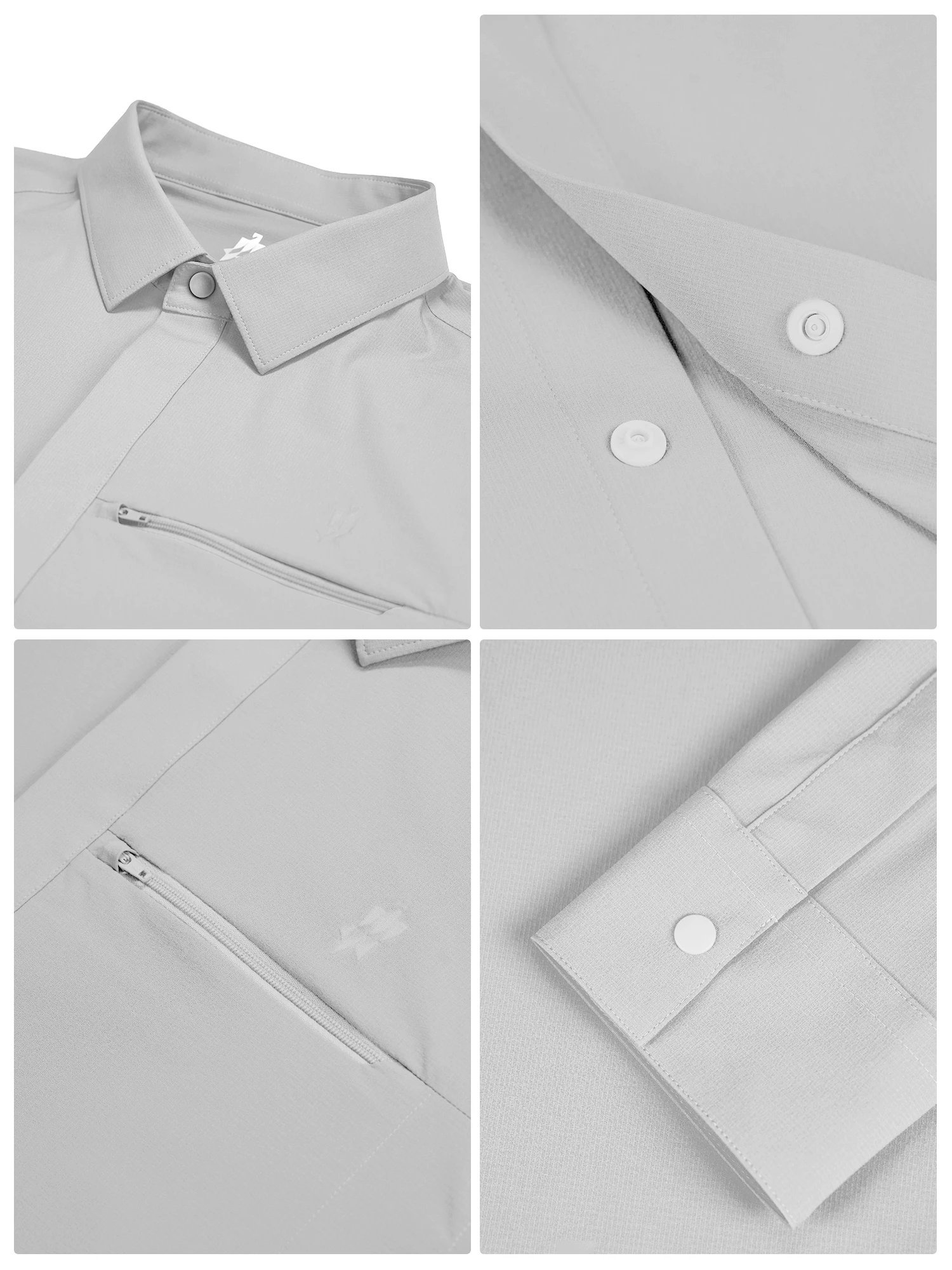 Titanium Gray Stretch Shirt