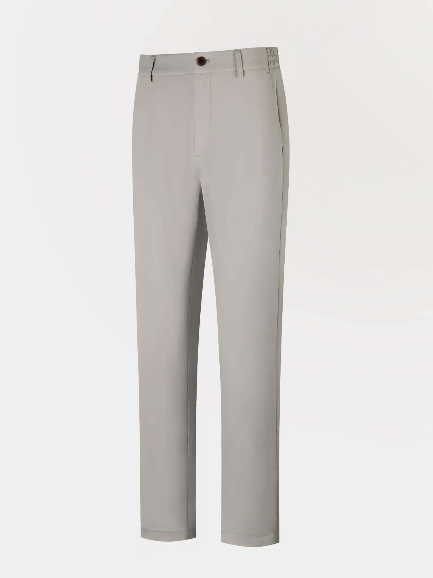 Light Khaki Ultra Stretch Dress Pants-OWN DREAM Shirts