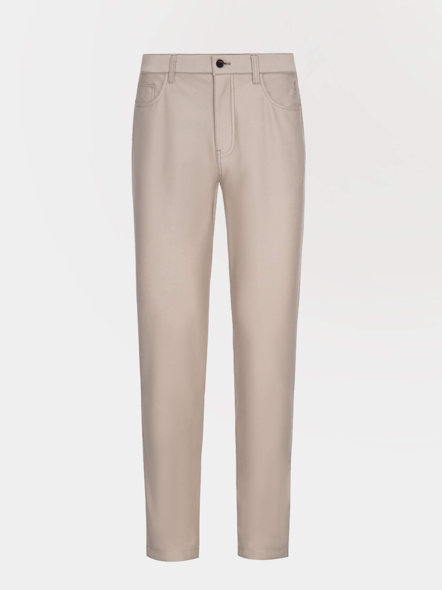 Naples Khaki / Black Stretch 5-Pocket Pants-OWN DREAM Shirts