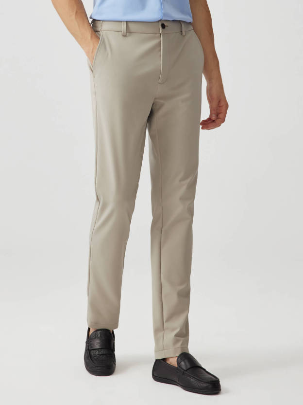 Light Khaki Ultra Stretch Dress Pants-OWN DREAM Shirts