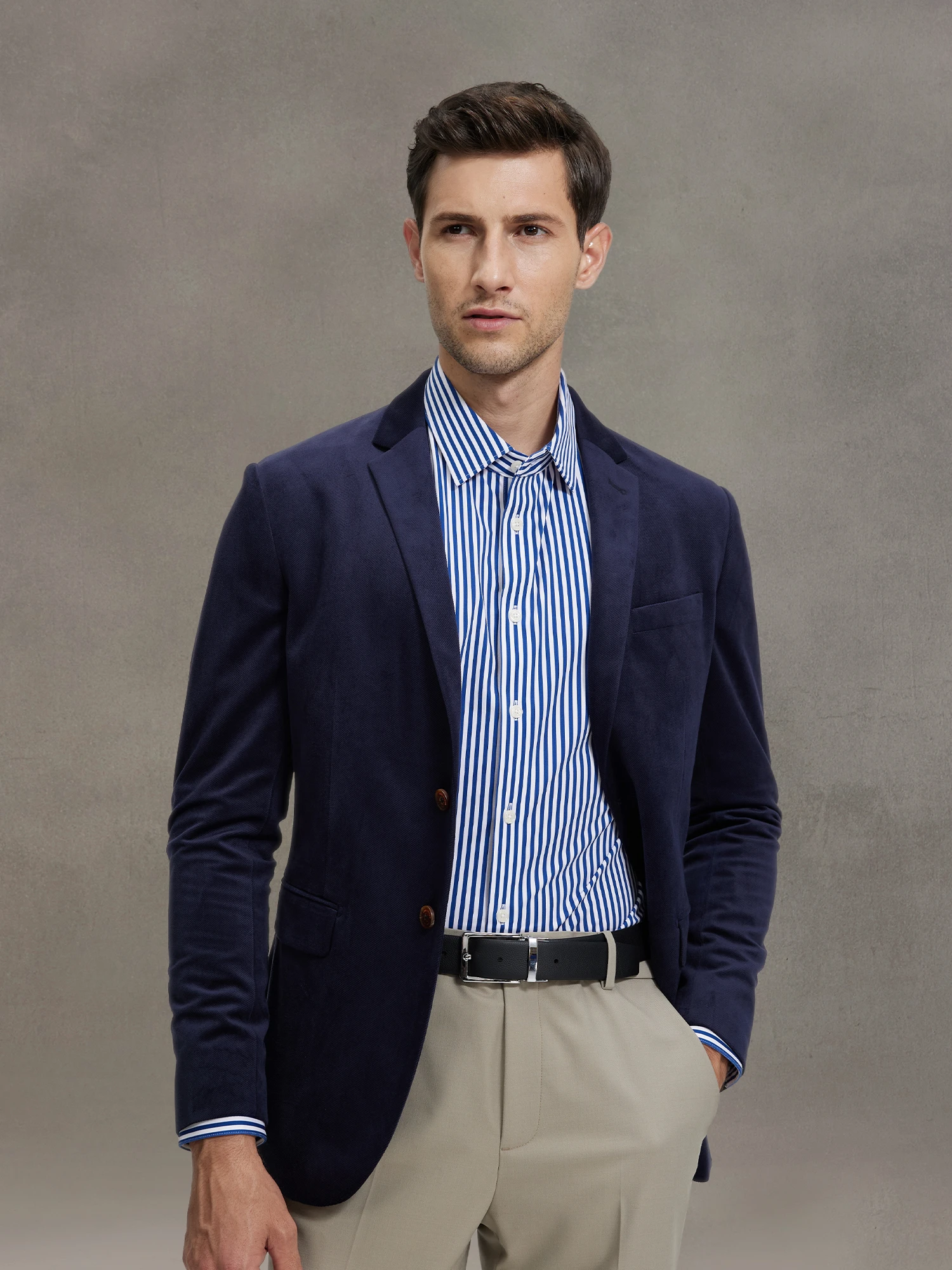 Glazed Jade Green Stretch Blazer