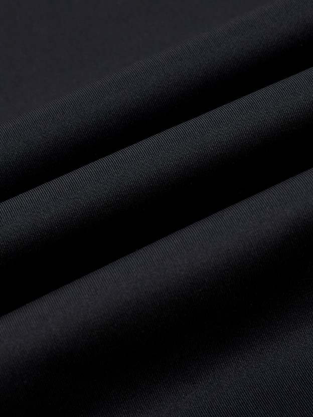 Non-Iron Stretch Black Shirt-OWN DREAM Shirts