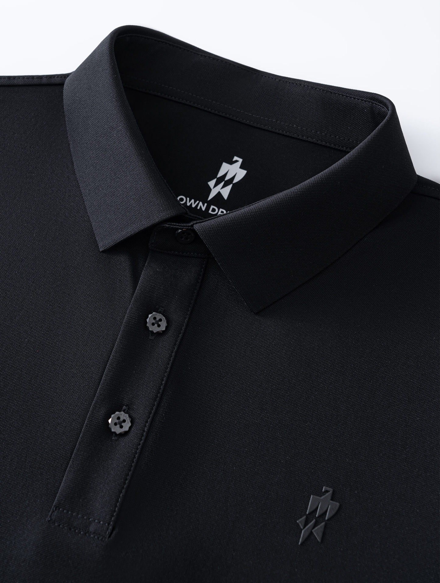Meteorite Black High-Stretch Polo