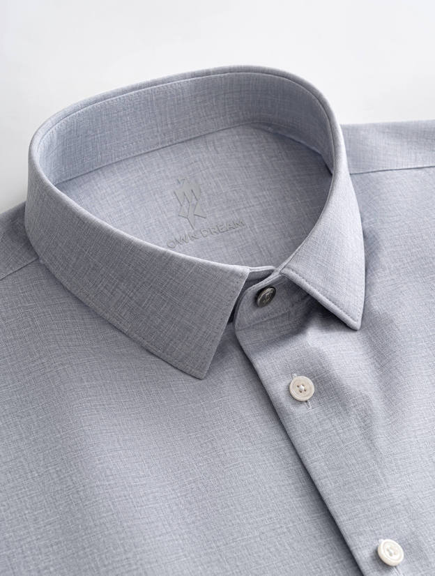 Moonrock Gray High-Stretch Short-Sleeve Shirt 