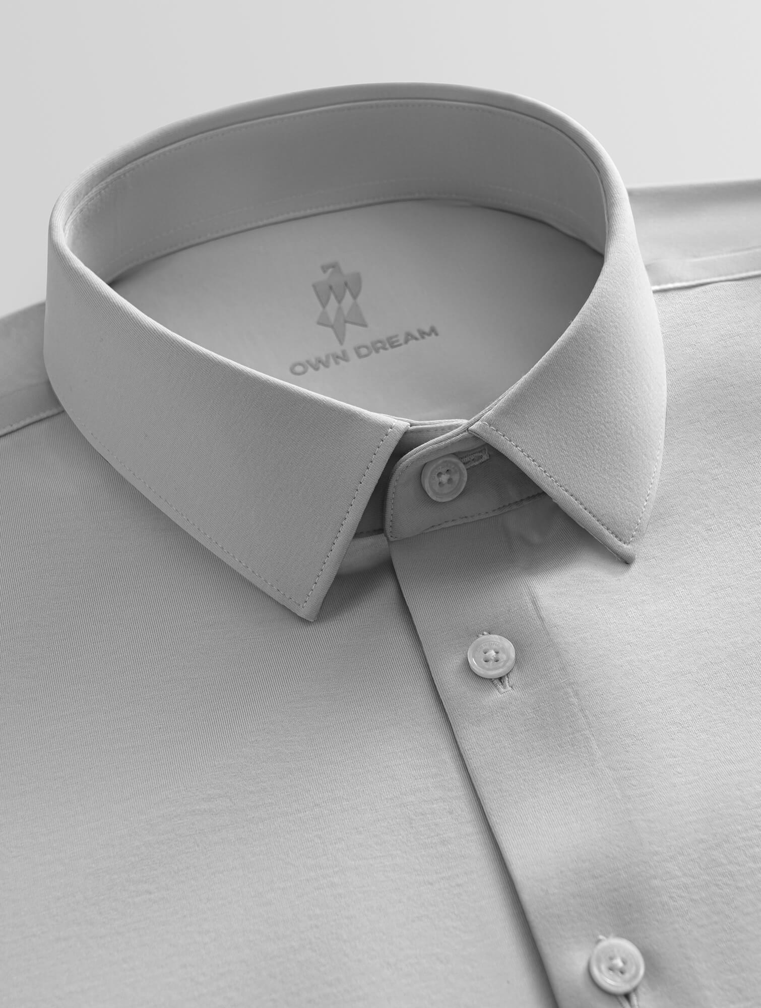 Silver Dragon Grey High Stretch Shirt