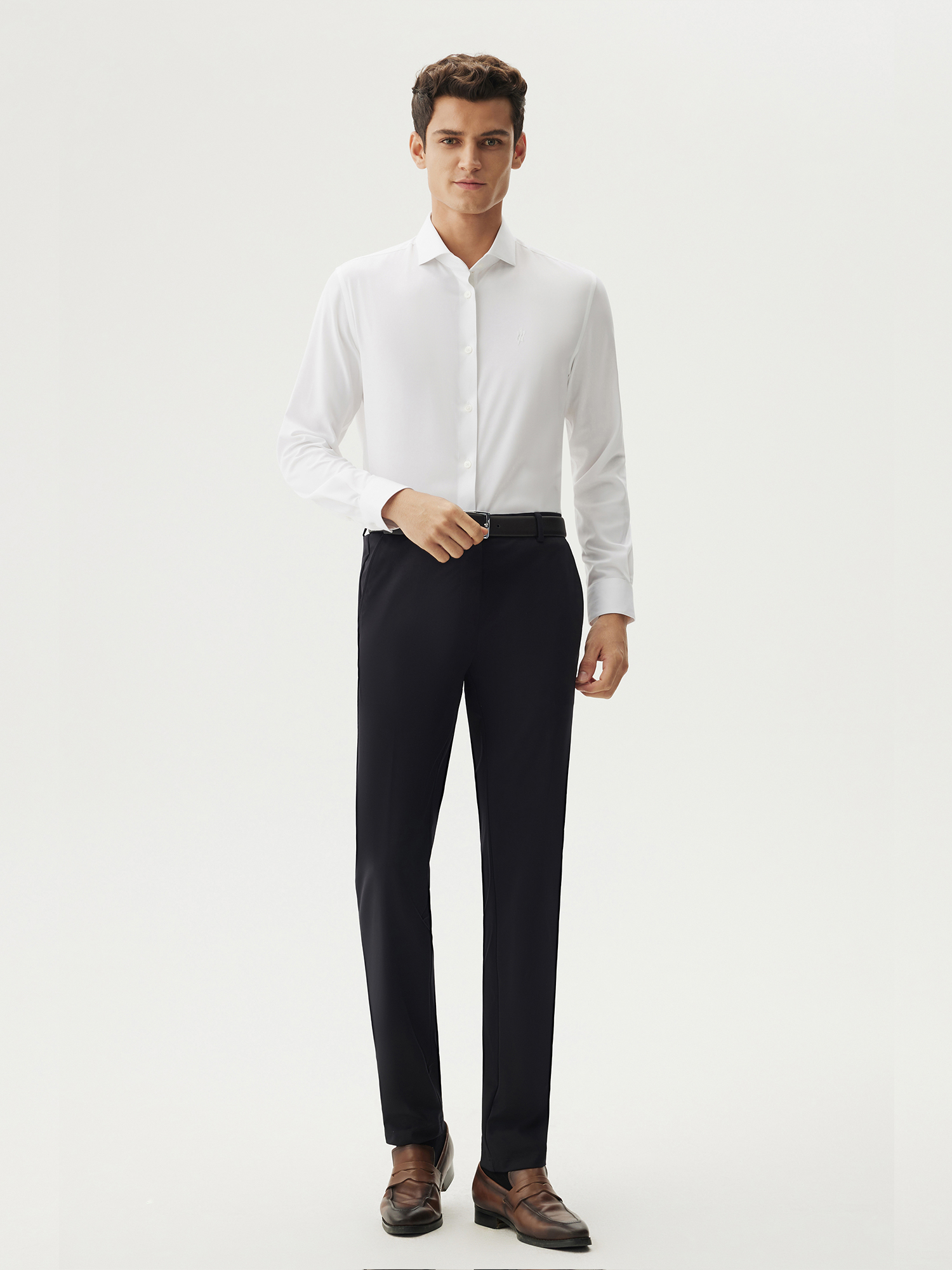 Prime Striped Stretch Long Sleeve Shirts-OWN DREAM Shirts