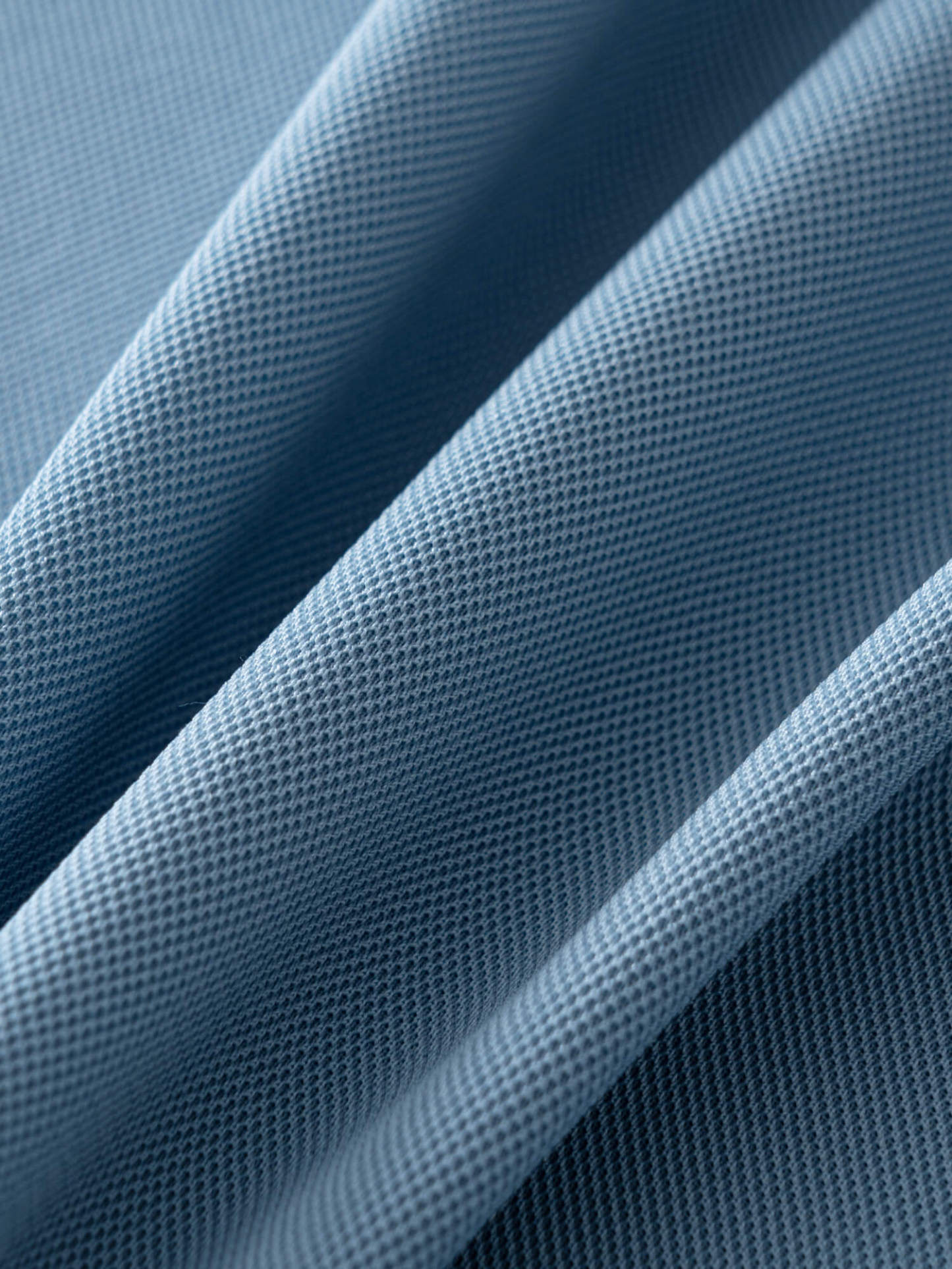 Icy Light Blue High-Stretch Polo