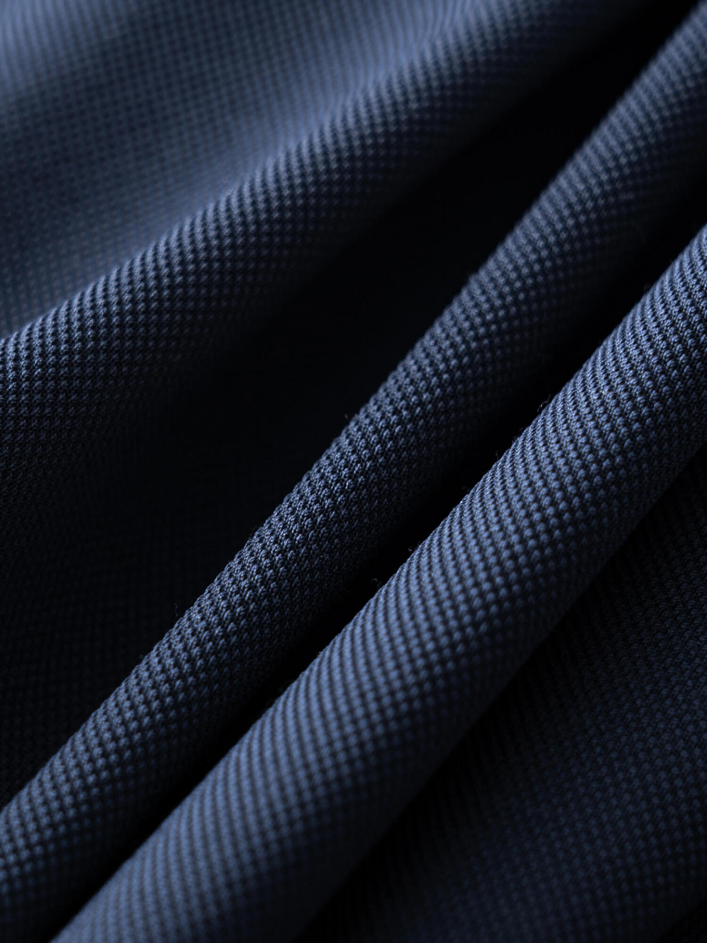 Jasper Navy Blue High-Stretch Polo