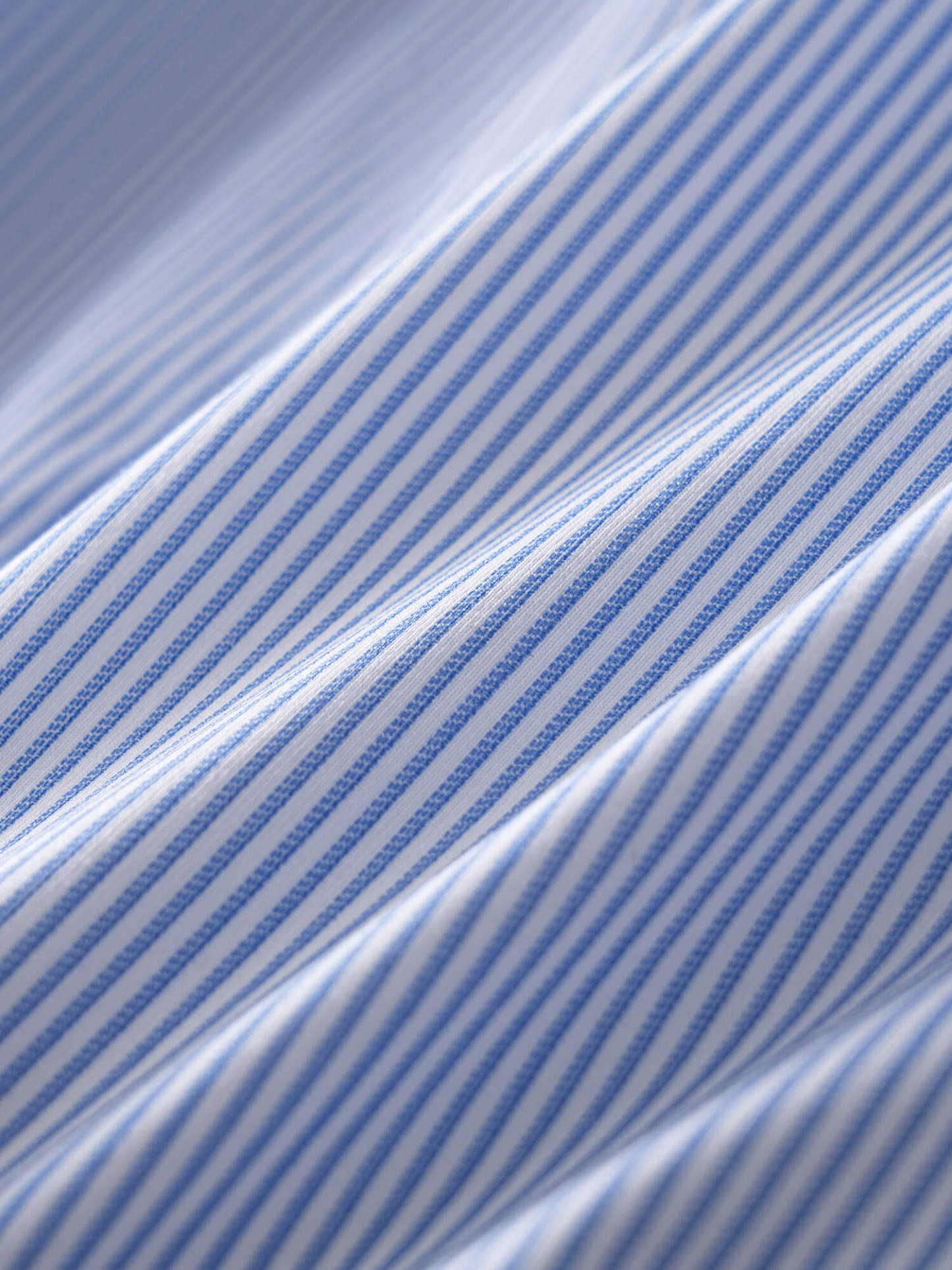 Glacier Blue Striped High-Stretch Shirt
