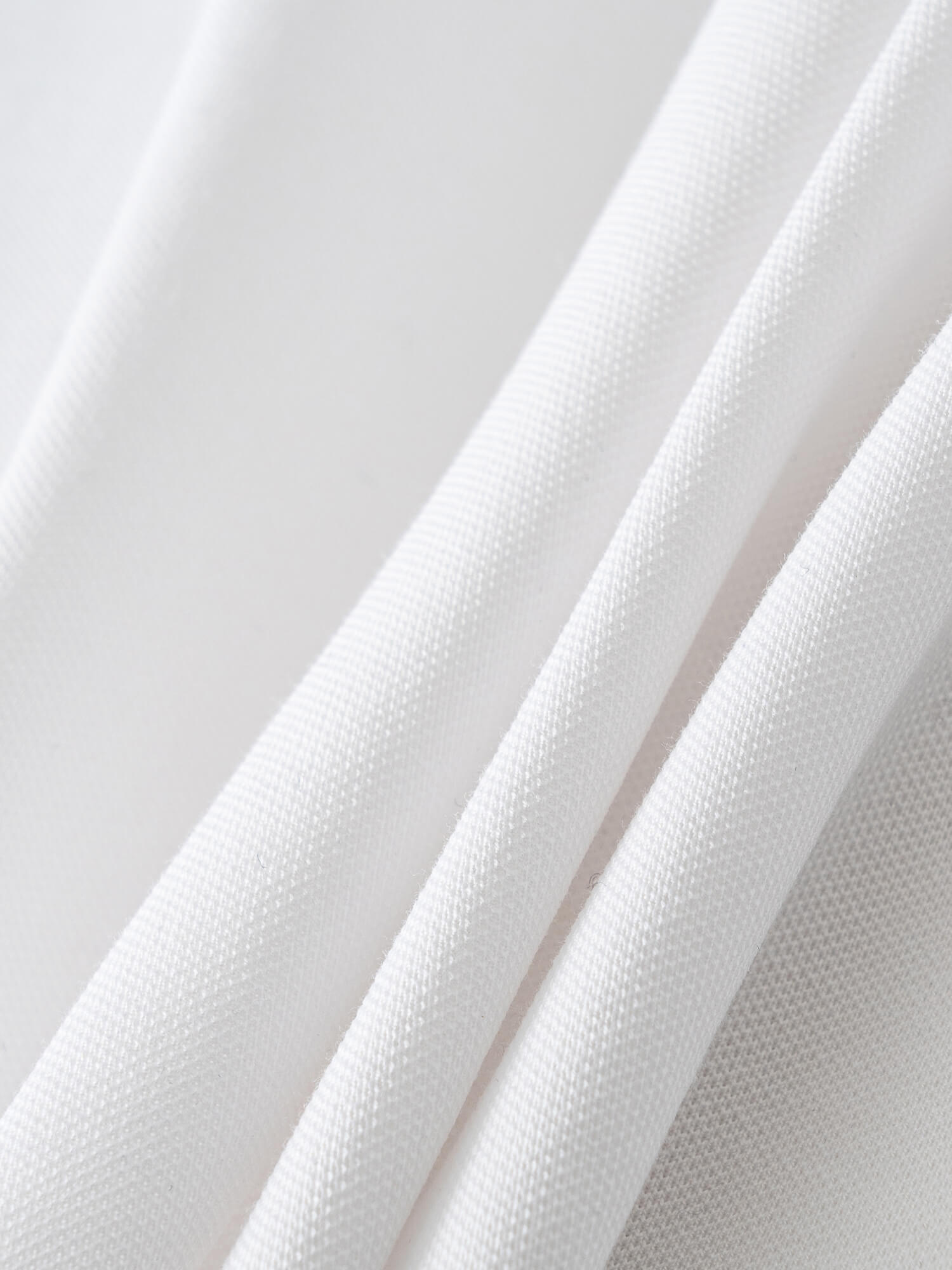 Ivory White High-Stretch Polo