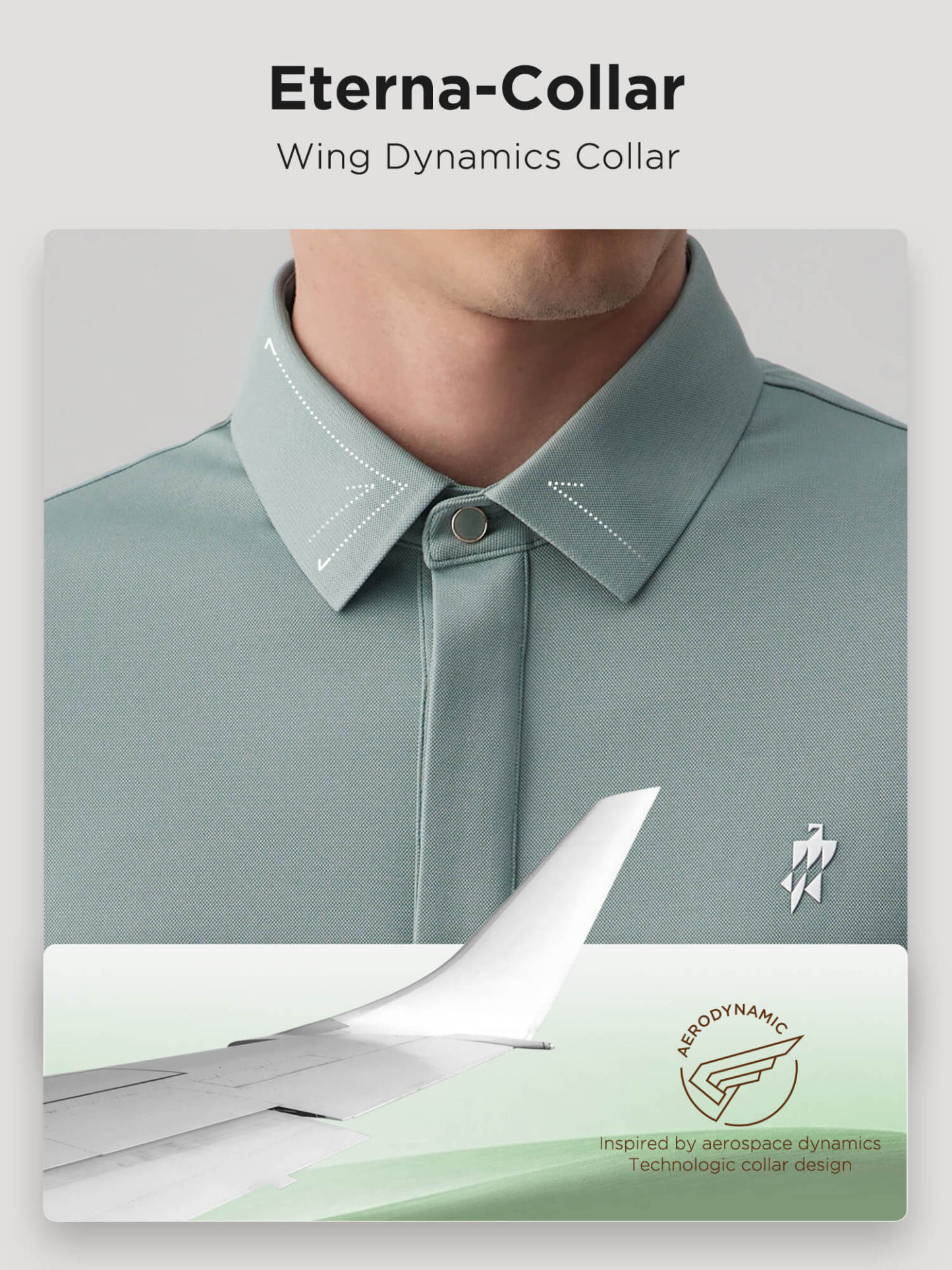 Mako Green High-Stretch Short-Sleeve Polo