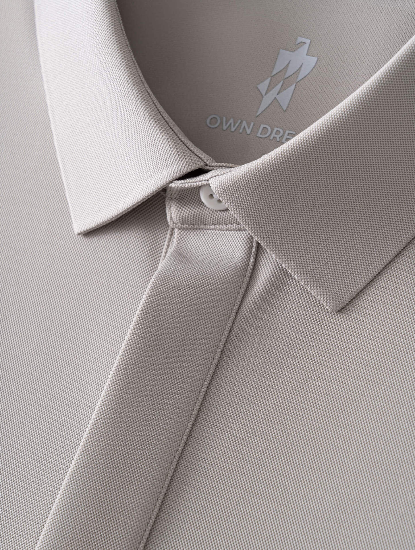 Mineral Gray High-Stretch Polo