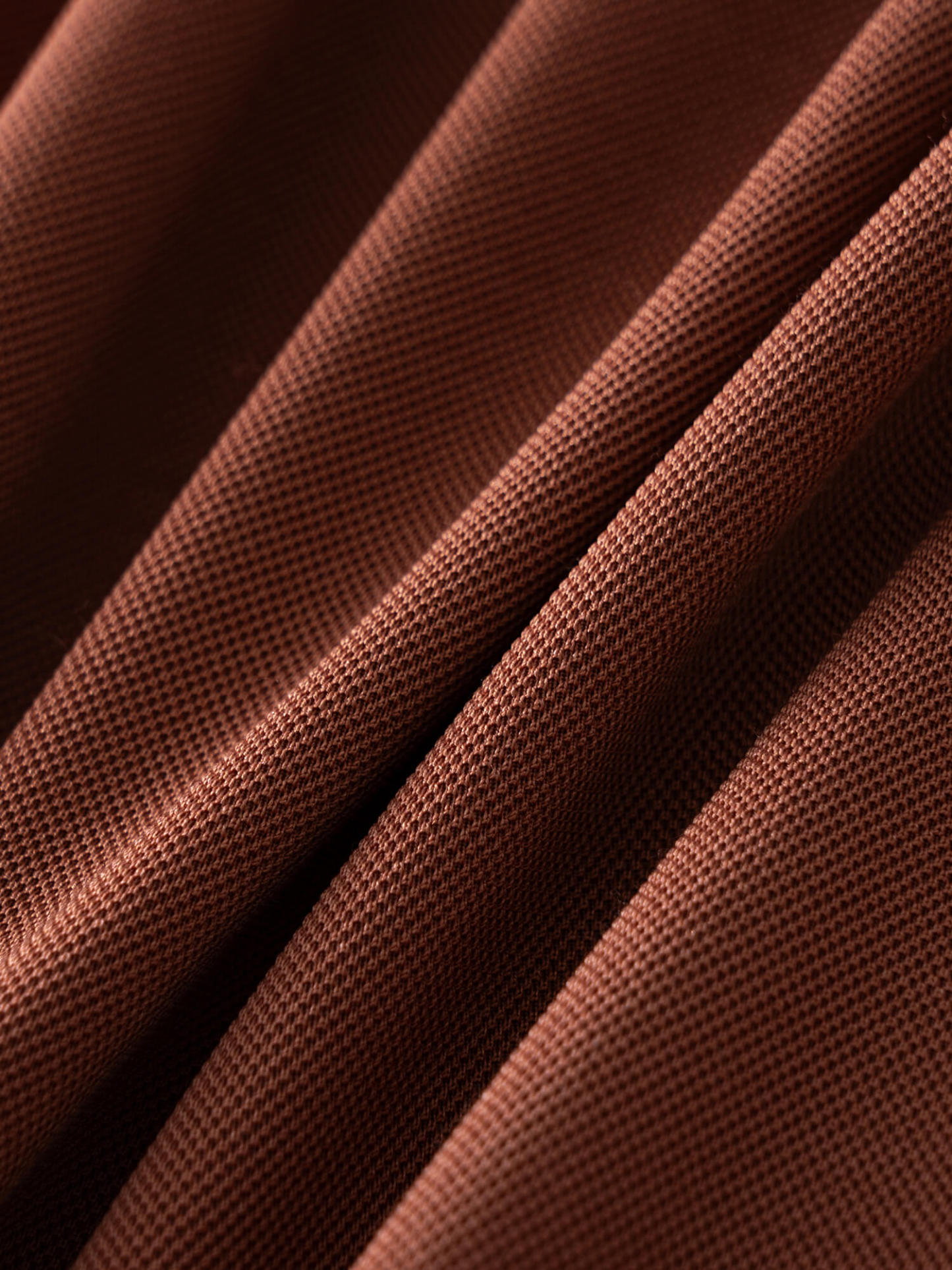 Coral Orange High-Stretch Short-Sleeve Polo 