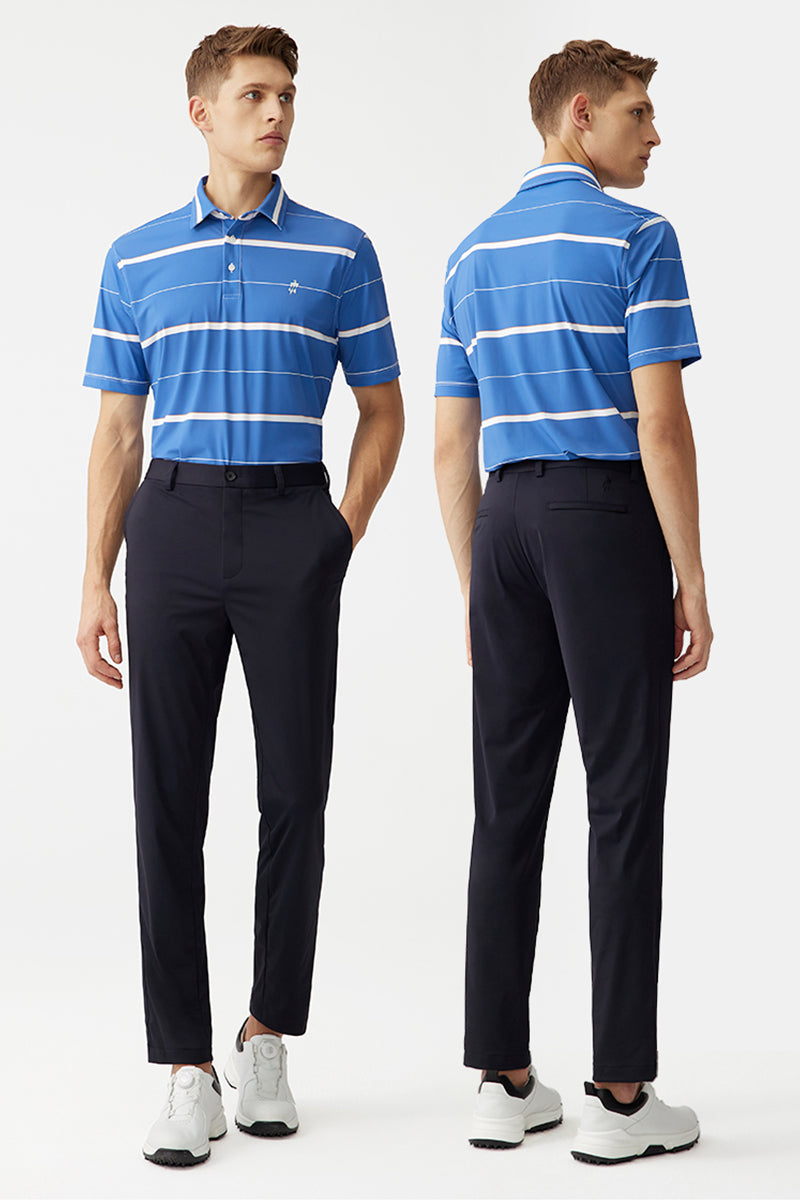 Golf Series Shadow Blue Stretch Pants-Own Dream Shirts-Dress Shirts for Men