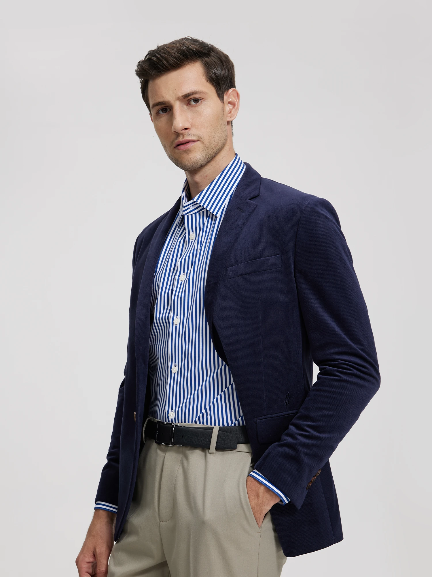 Glazed Jade Green Stretch Blazer