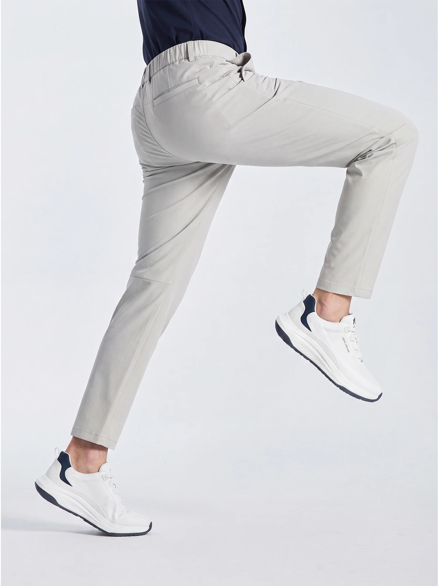 Sand Khaki Travel Stretch Pants