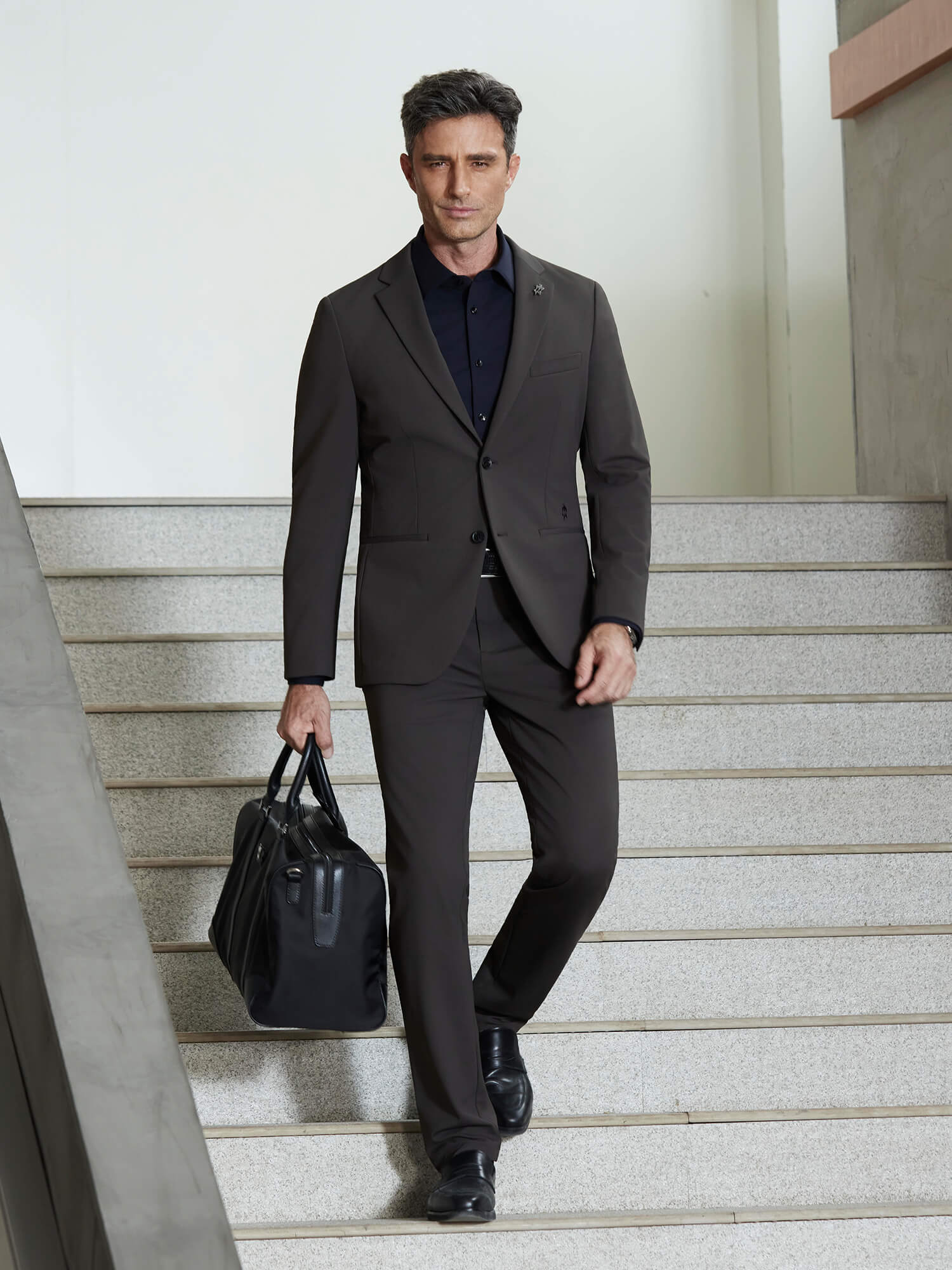 Autumn Brown Stretch Blazer