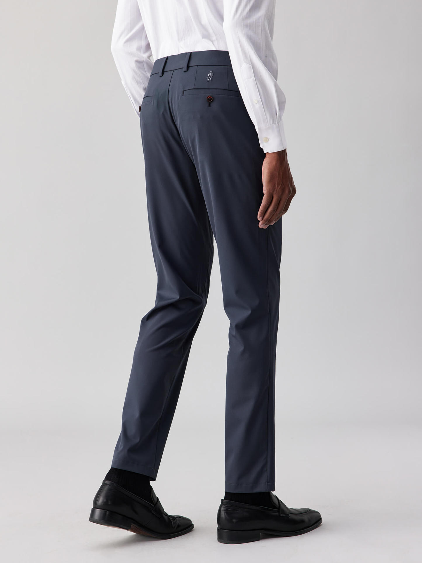 Sea Mist Gray Stretch Casual Pants