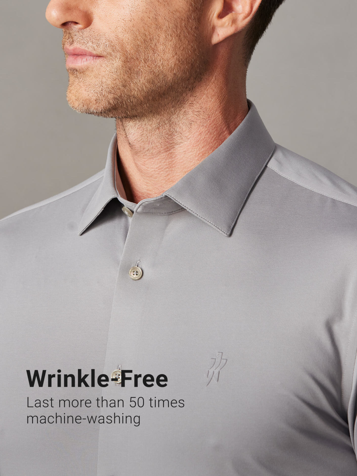 Silver Dragon Grey High Stretch Shirt