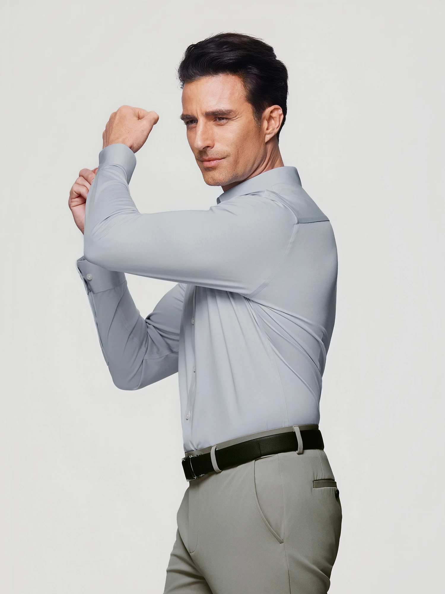 AirFlex Pro™ Lunar Gray Stretch Shirt