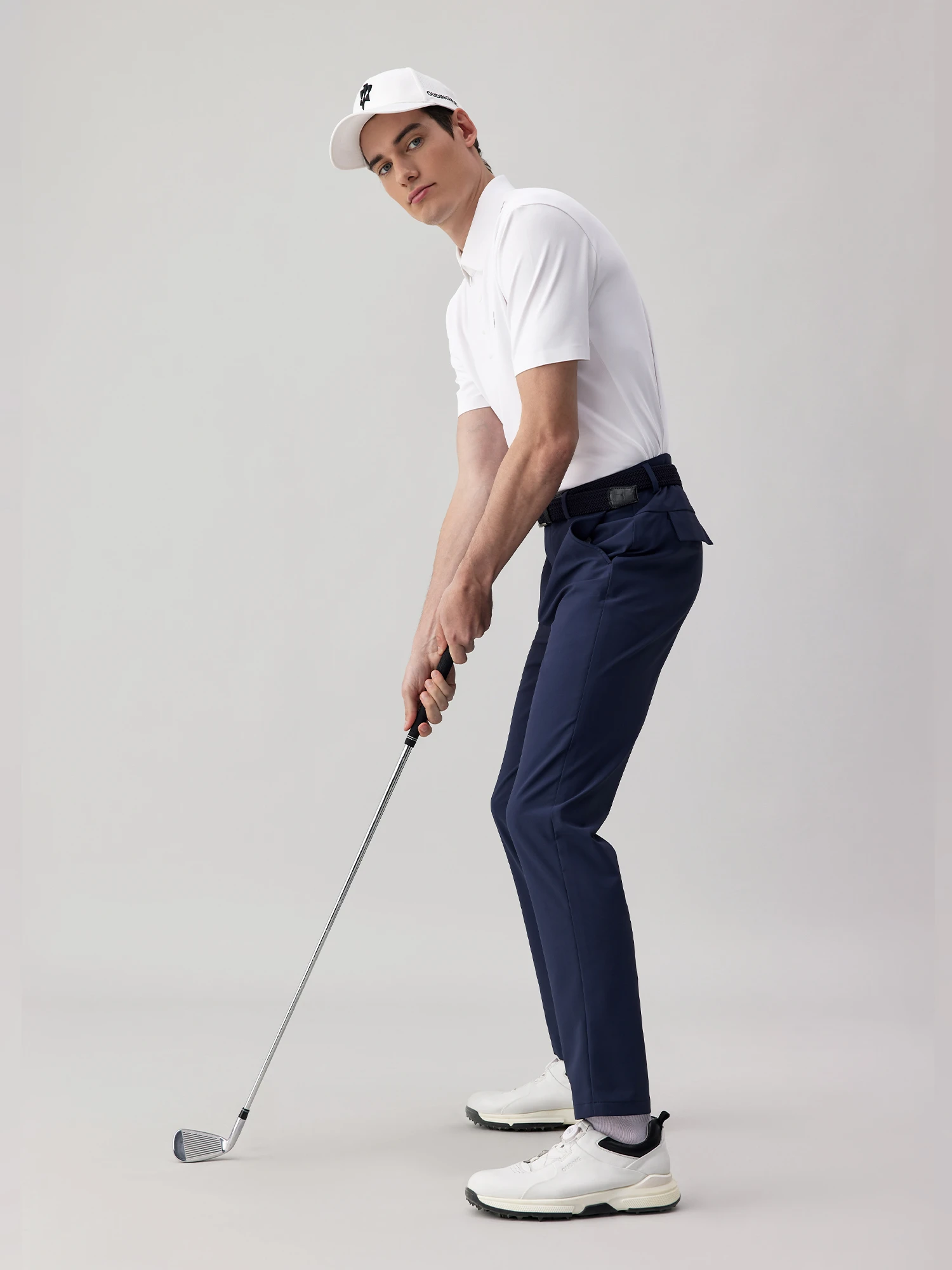 Frost White Soft Stretch Polo