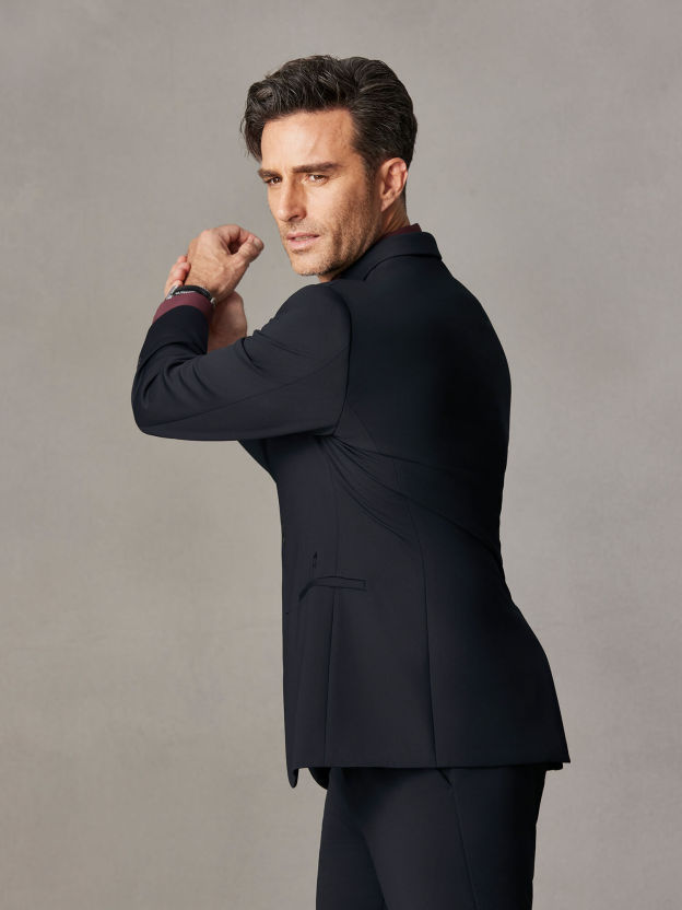 Deep Navy Stretch Blazer