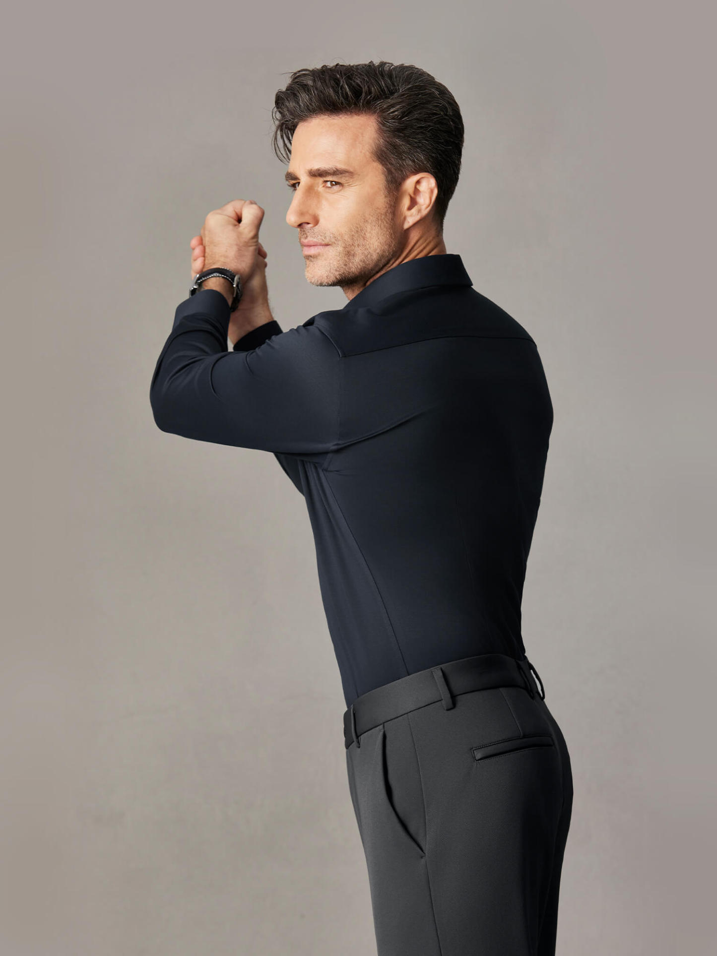 Deep Space Navy Stretch Shirt