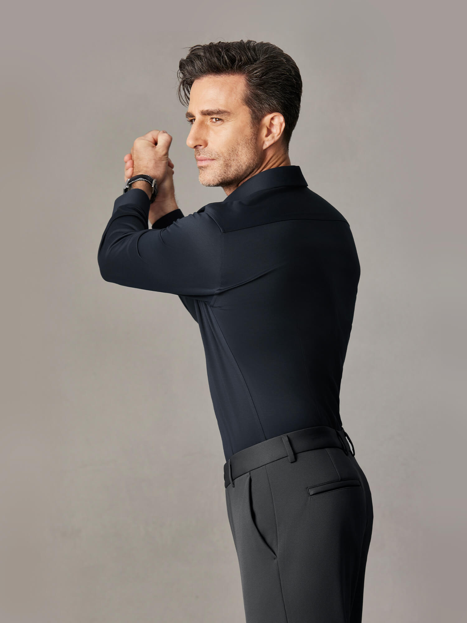 Deep Space Navy Stretch Shirt