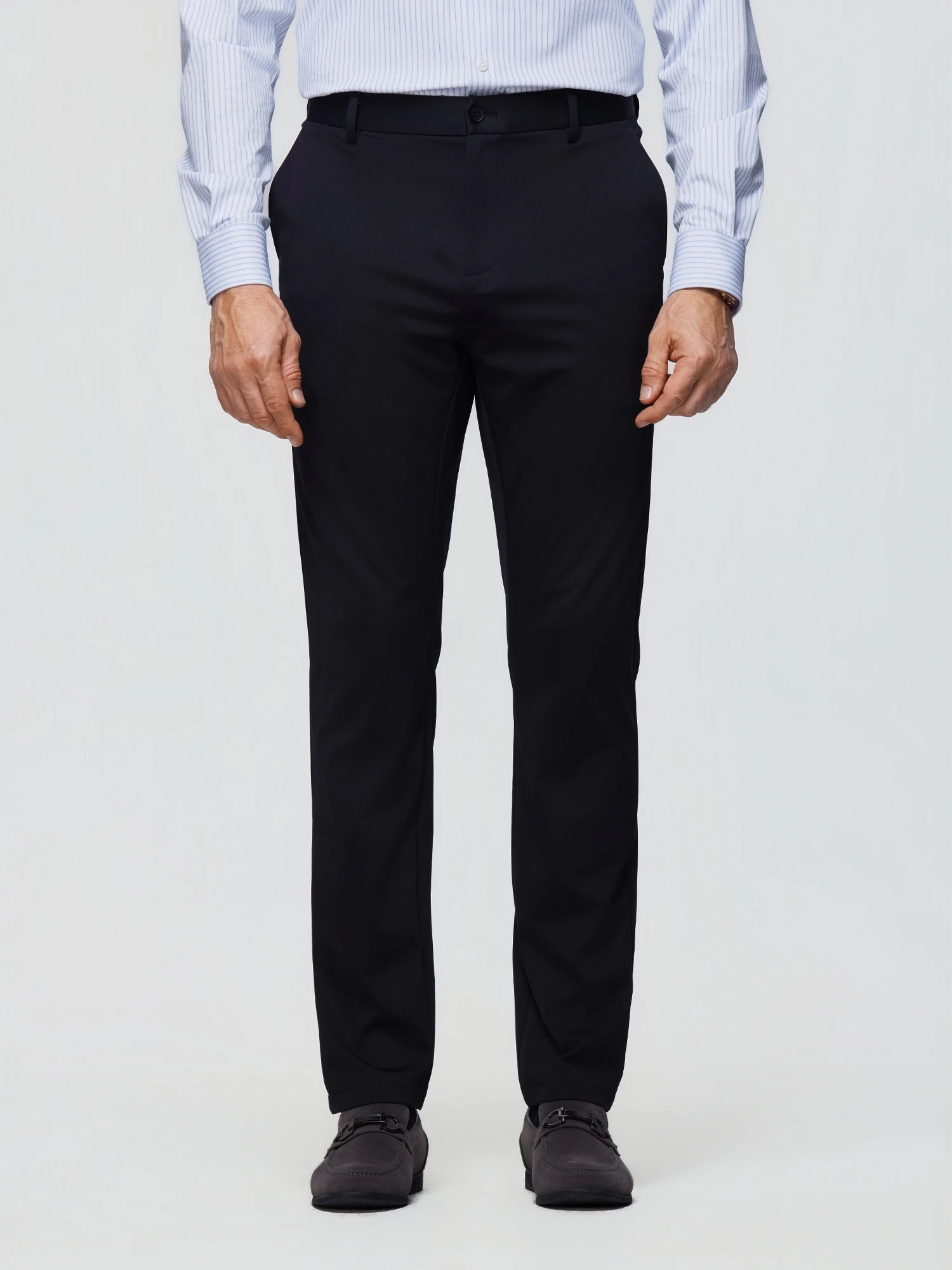 Midnight Navy Stretch Casual Pants