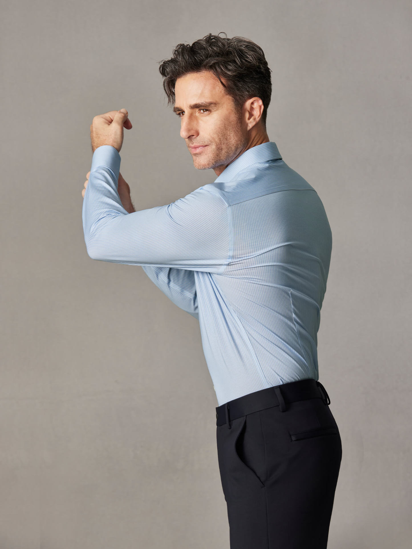 Sky Trail Pima Cotton High-Stretch Dress Shirt-Own Dream Shirts-Dress Shirts for Men