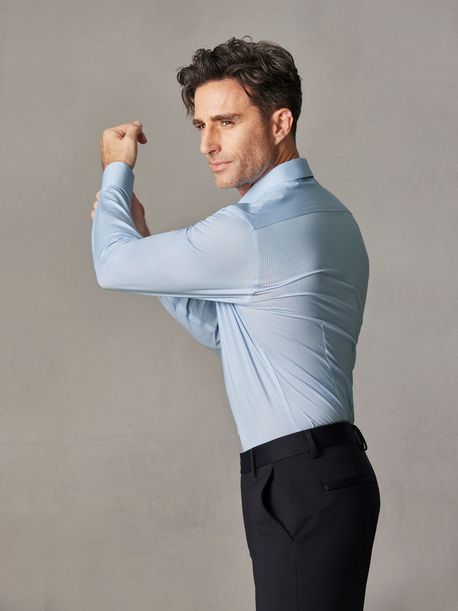 Sky Trail Pima Cotton High-Stretch Dress Shirt-Own Dream Shirts-Dress Shirts for Men