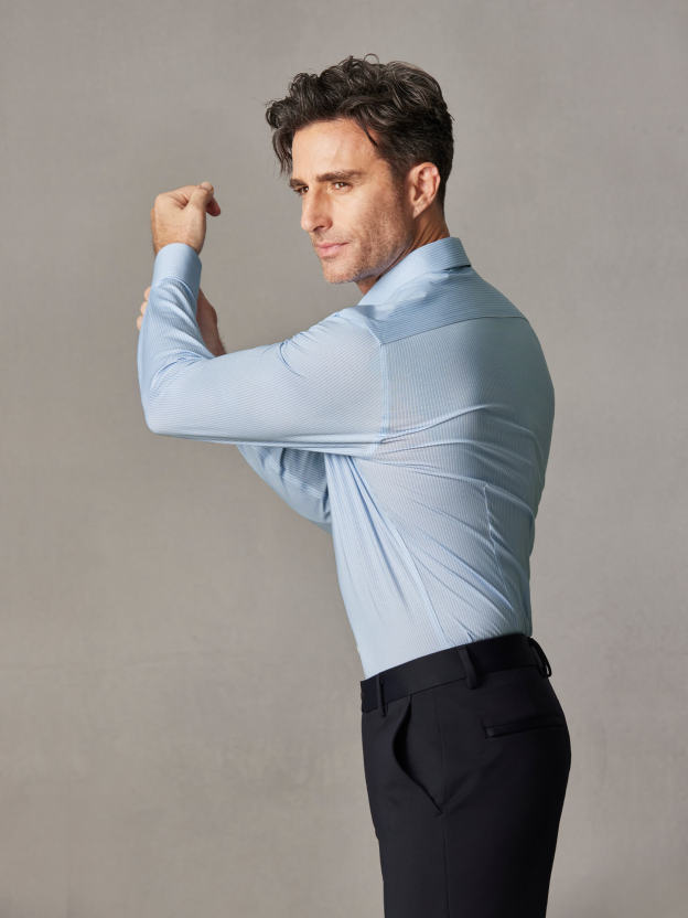 Sky Trail Pima Cotton High-Stretch Dress Shirt-Own Dream Shirts-Dress Shirts for Men