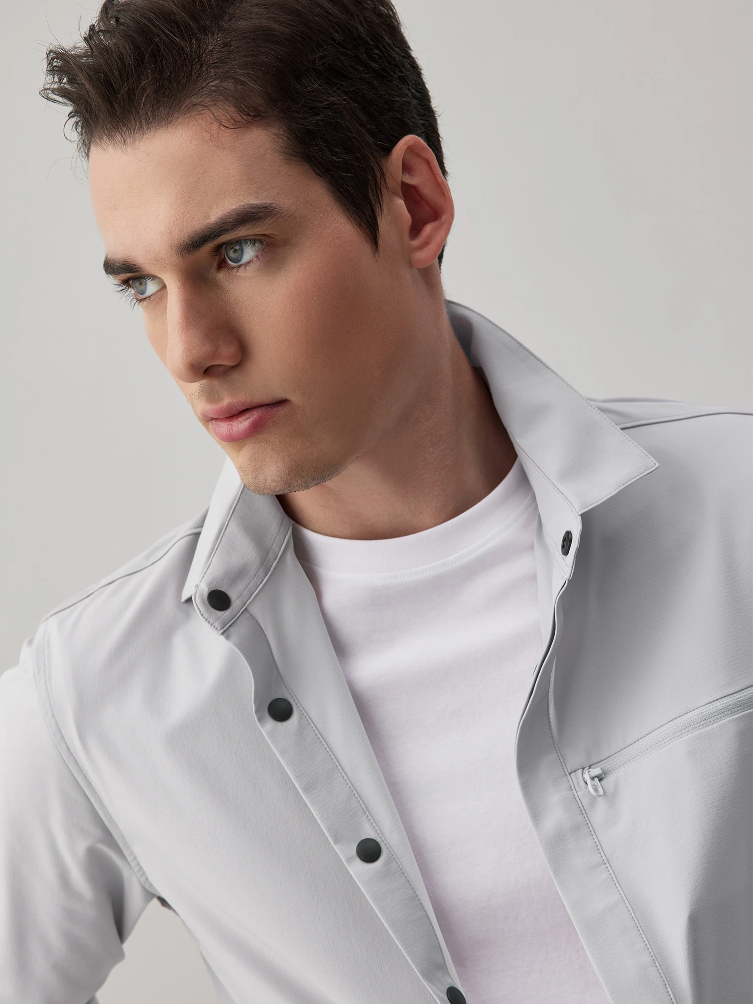 Titanium Gray Stretch Shirt