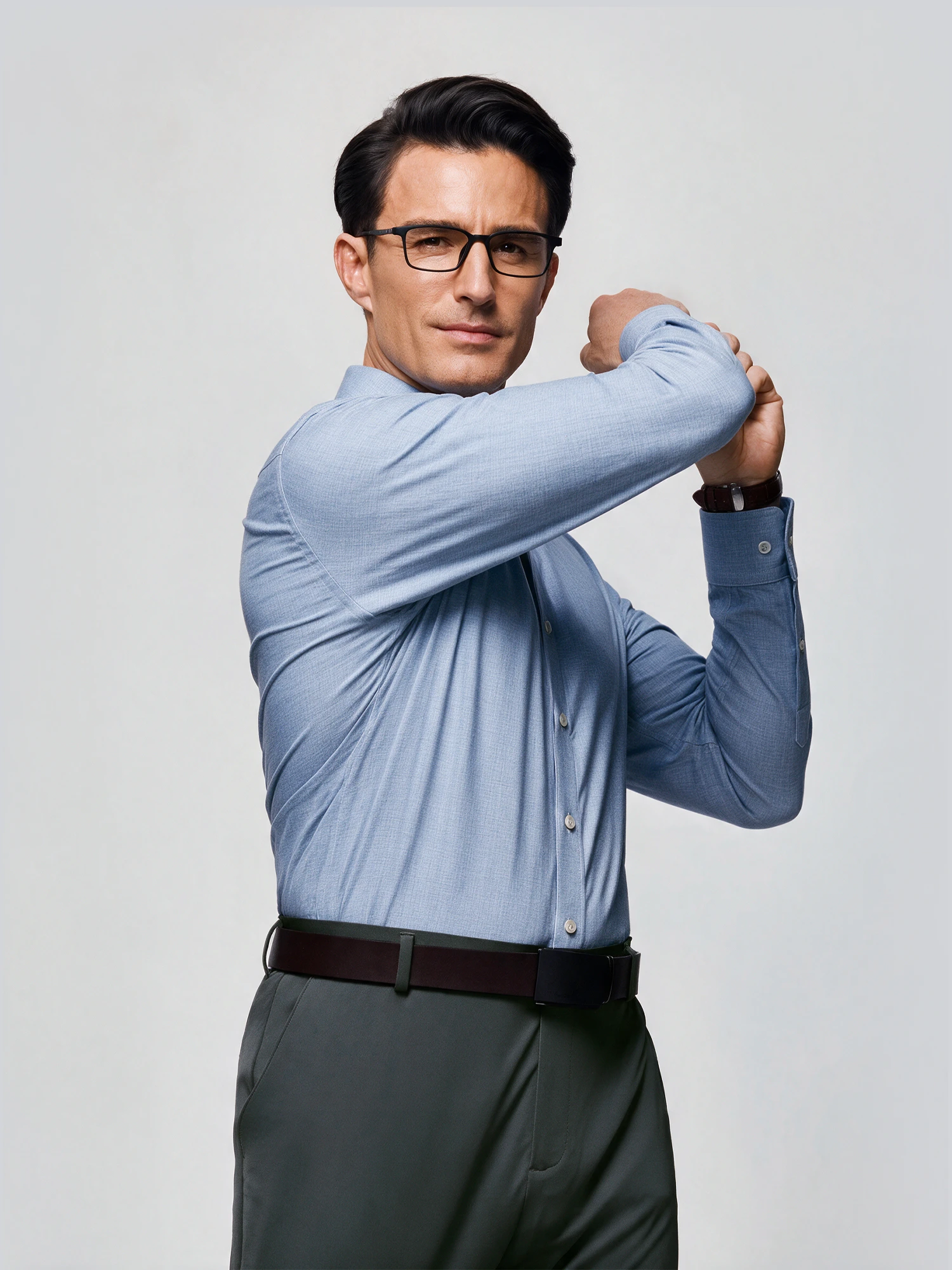 Cloud Blue Stretch Shirt