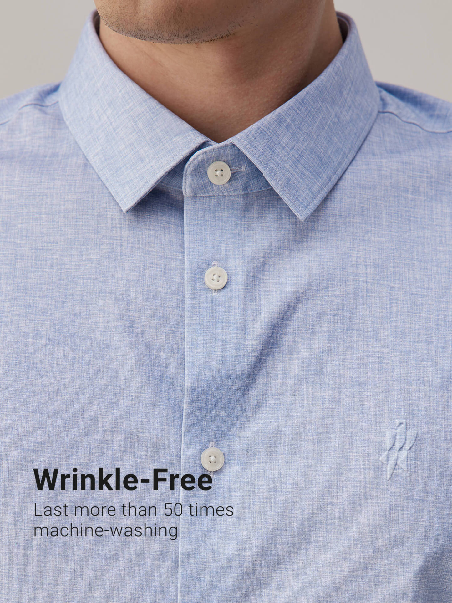 Meridian Gray High-Stretch Stort-Sleeve Shirt