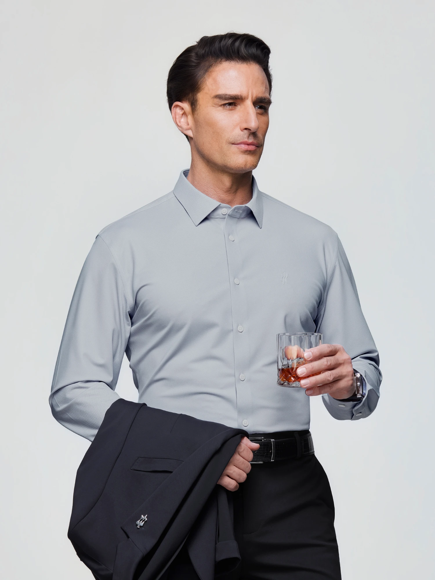 Cloud Gray Stretch Shirt