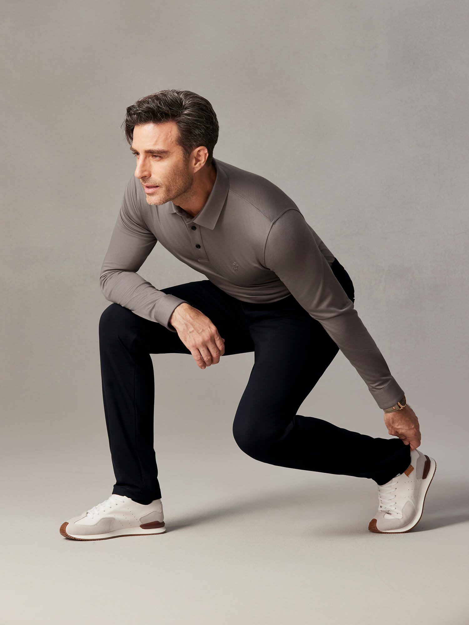 Stellar Navy Stretch Pants-Own Dream Shirts-Dress Shirts for Men